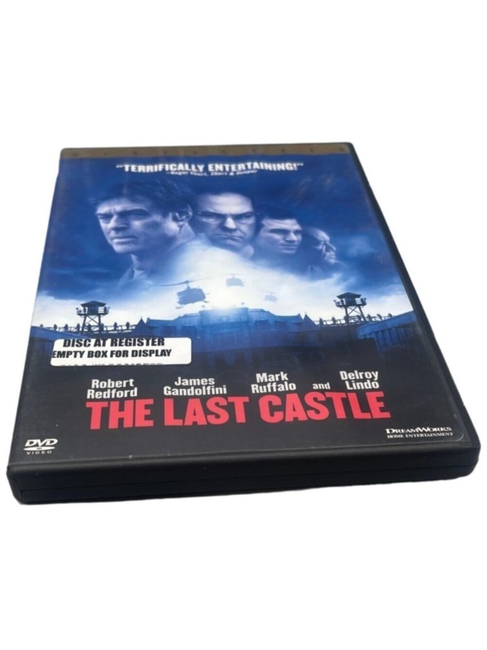 The Last Castle DVD Robert Redford James Gandolfini English copyright 2001 READ
